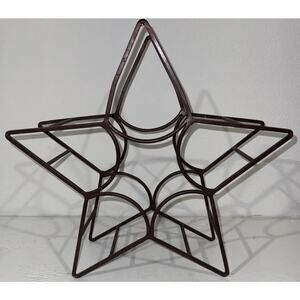 6 WINE BOTTLE HOLDER Iron Star Table Counter